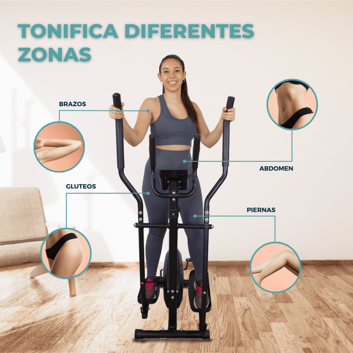 Tonifica con la bicicleta elíptica Atlas