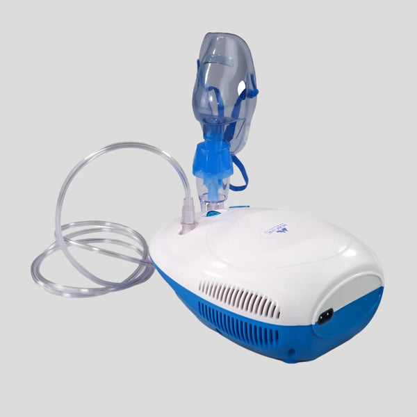 Nebulizador compresor | Mini | Blanco y azul | Neb-1 | Mobiclinic