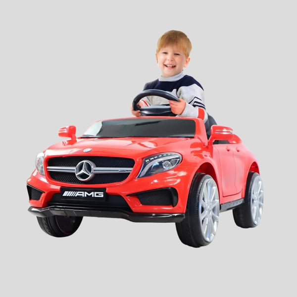 Coche eléctrico para niños | Mercedes Benz AMG | Control remoto | Motor 30W | Velocidad 3 km/h | Puerto USB | Turbo | Mobiclinic