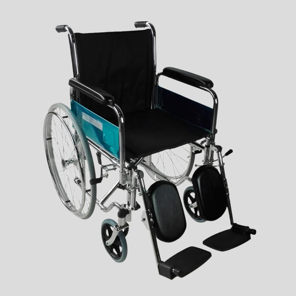 Silla de ruedas | Plegable | Ruedas grandes | Reposabrazos y reposapiés extraíbles | Ortopédica | Partenón | Mobiclinic